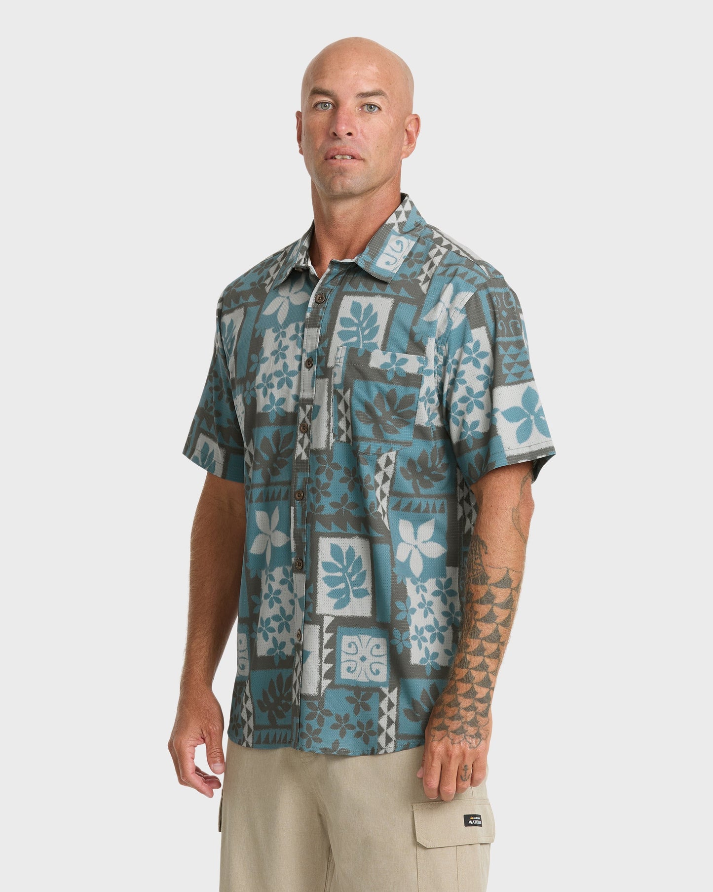 Waterman Sandy Cove Short Sleeve Woven Shirt - Tapestry