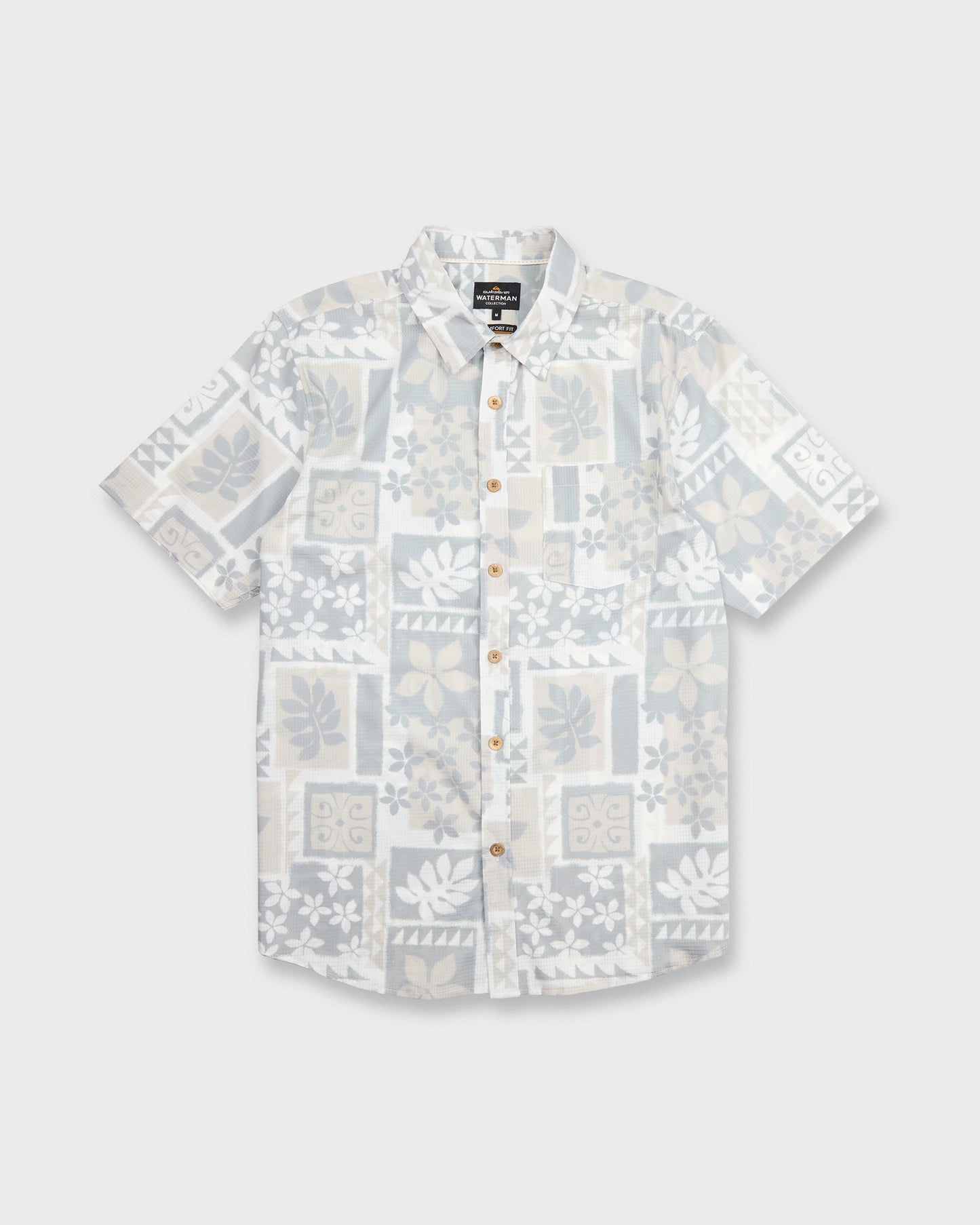 Waterman Sandy Cove Short Sleeve Woven Shirt - White
