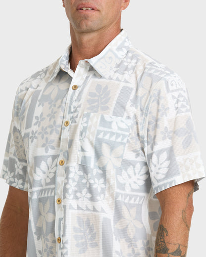 Waterman Sandy Cove Short Sleeve Woven Shirt - White