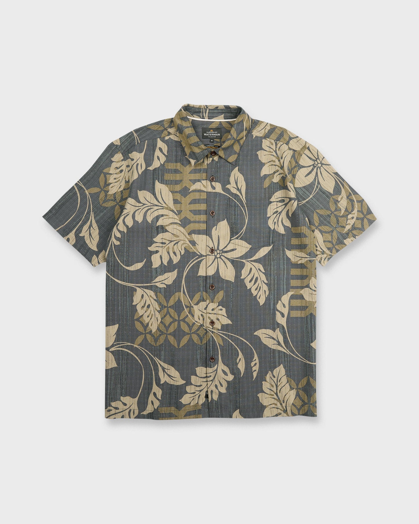 Waterman Tropic Bloom Short Sleeve Woven Shirt - Phantom