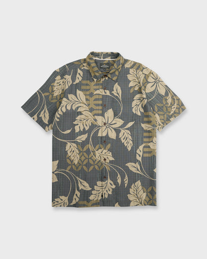 Waterman Tropic Bloom Short Sleeve Woven Shirt - Phantom
