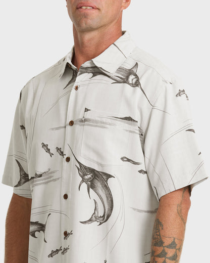 Waterman Fish On Short Sleeve Woven Shirt - High Rise