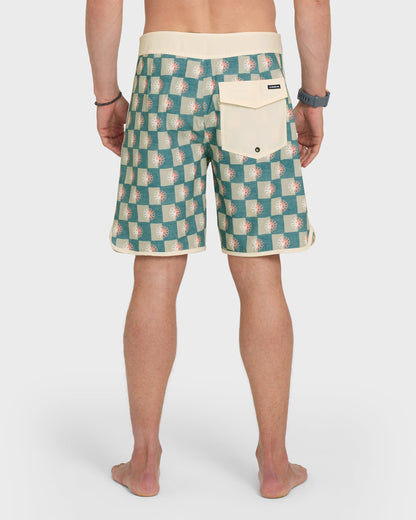 Sun Dial 19" Boardshorts - Mediterranea