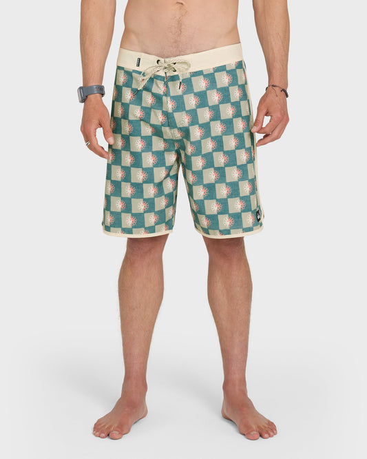 Sun Dial 19" Boardshorts - Mediterranea