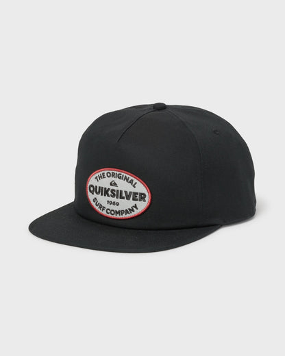 Workforce 5-Panel Snapback Hat - Black