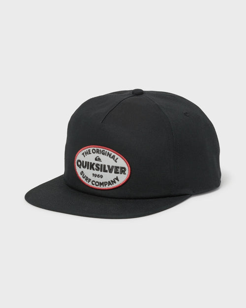 Workforce 5-Panel Snapback Hat - Black