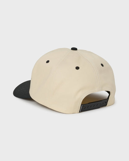 Young Guns Que 6-Panel Snapback Hat - Bone White