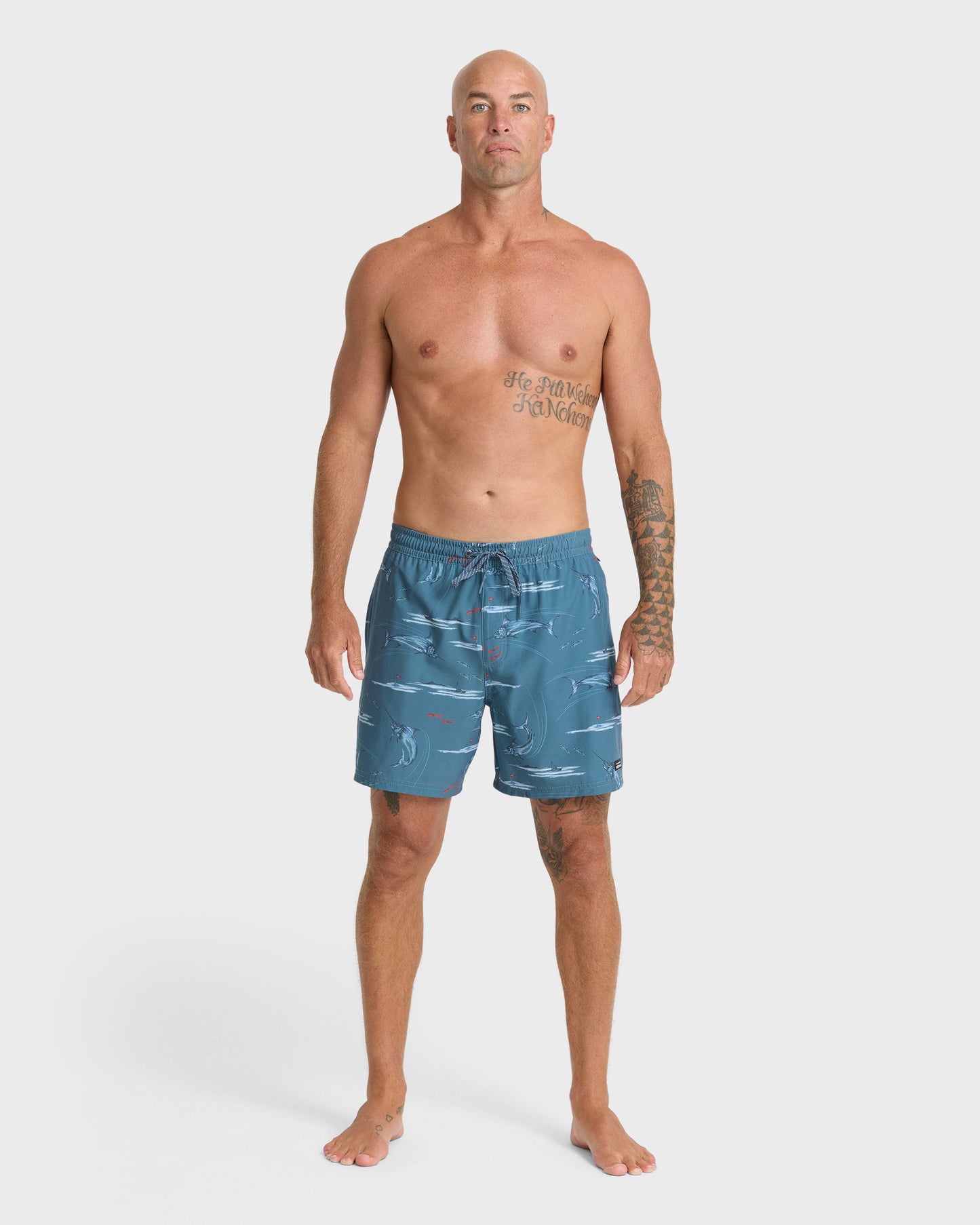 Waterman Mix Pack 17" Swim Trunks - Dark Denim