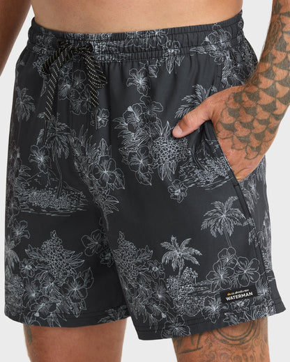 Waterman Mix Pack 17" Swim Trunks - Phantom