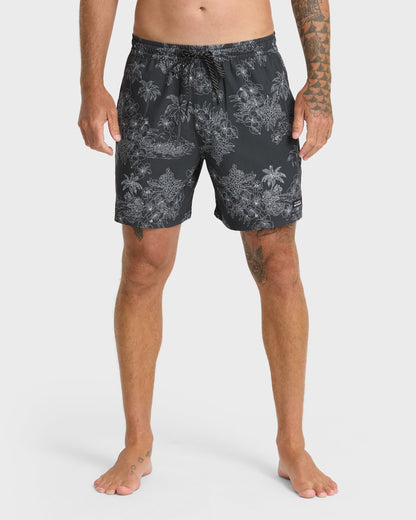 Waterman Mix Pack 17" Swim Trunks - Phantom
