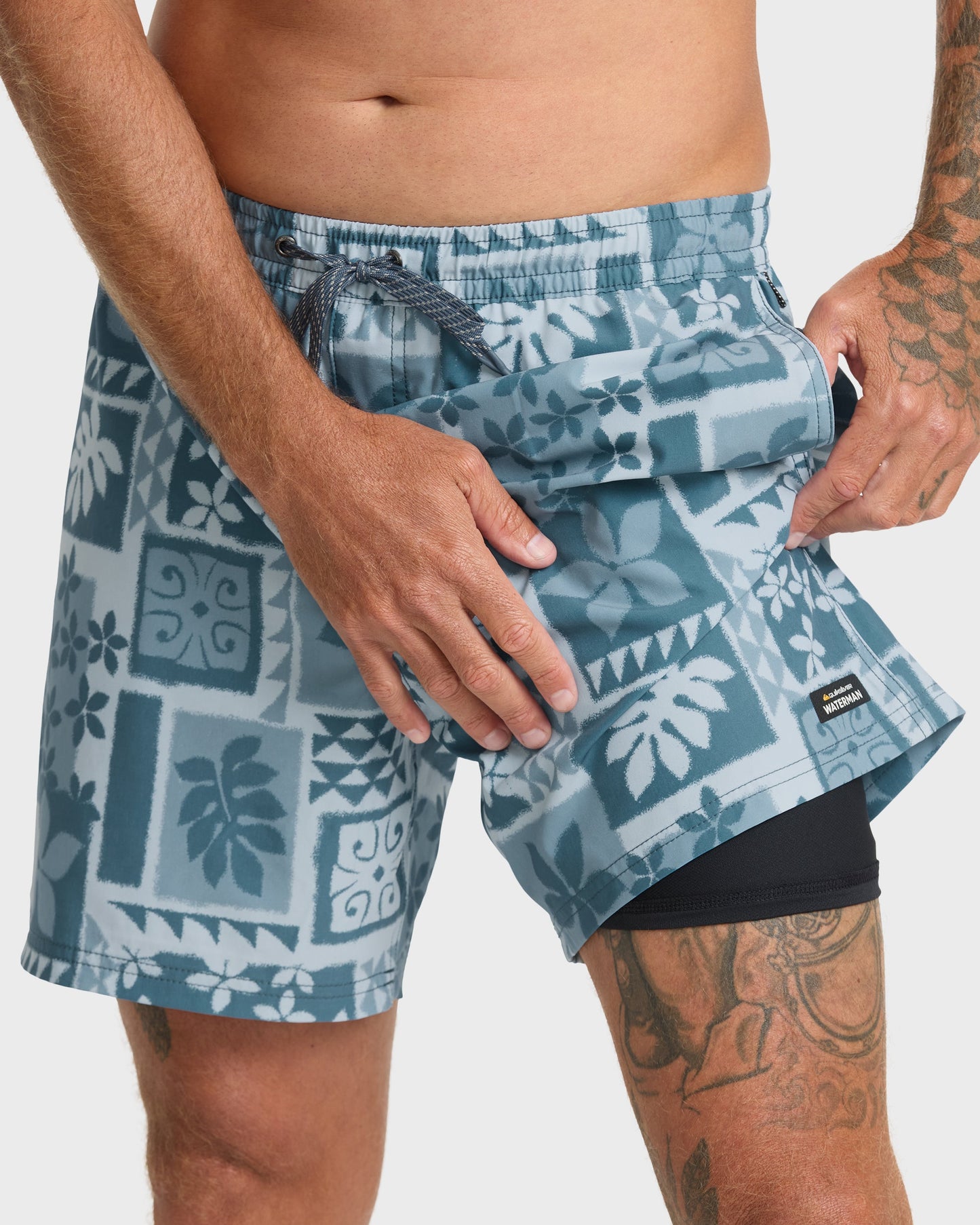Waterman Mix Pack 17" Swim Trunks - Skyway