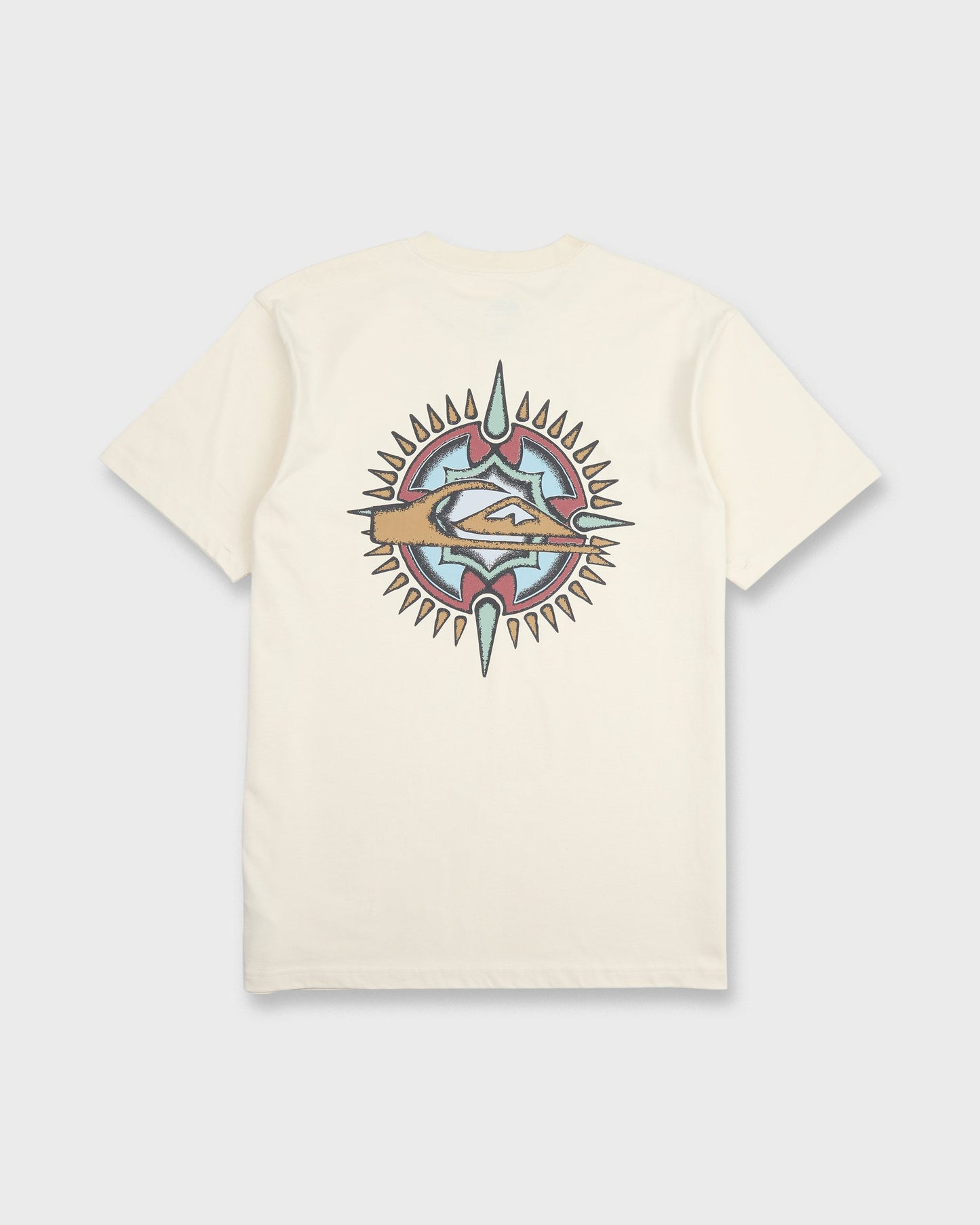 Shooting Star Short Sleeve Knit T-Shirt - Bone White