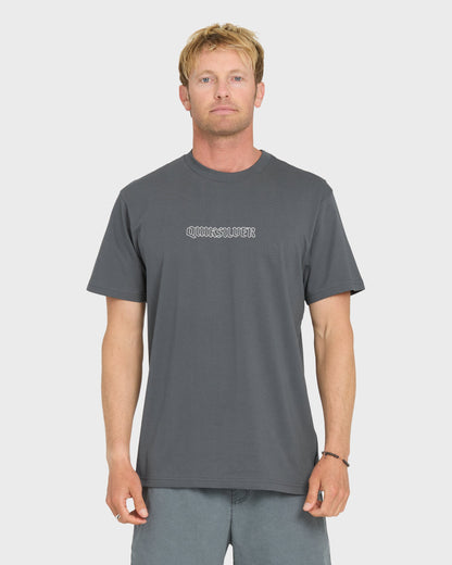 Serpents Short Sleeve Knit T-Shirt - Iron Gate