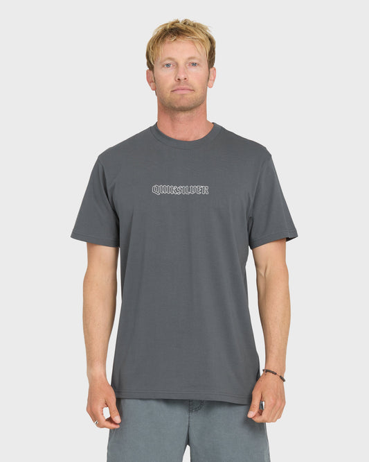 Serpents Short Sleeve Knit T-Shirt - Iron Gate