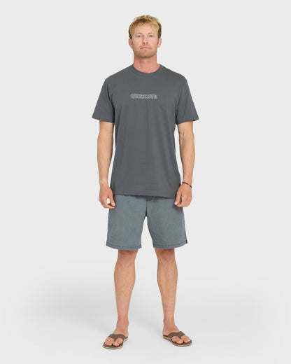 Serpents Short Sleeve Knit T-Shirt - Iron Gate