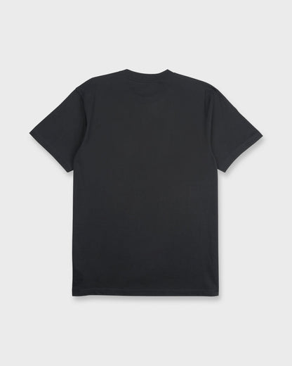 Thick To Thin Short Sleeve Knit T-Shirt - Black