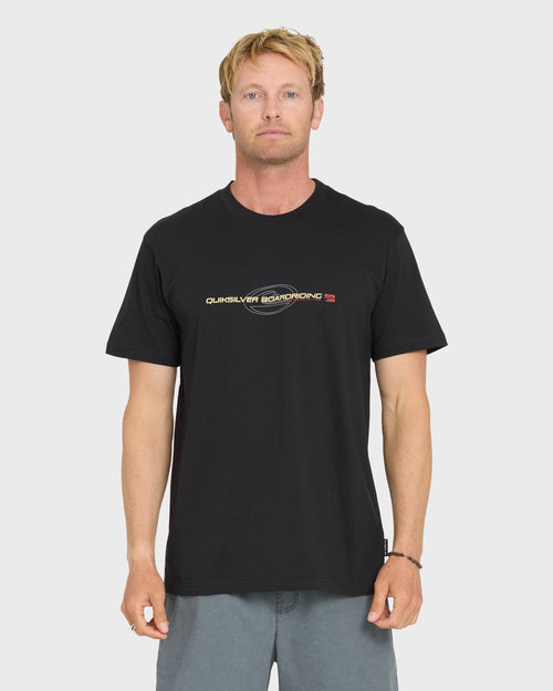 Thick To Thin Short Sleeve Knit T-Shirt - Black