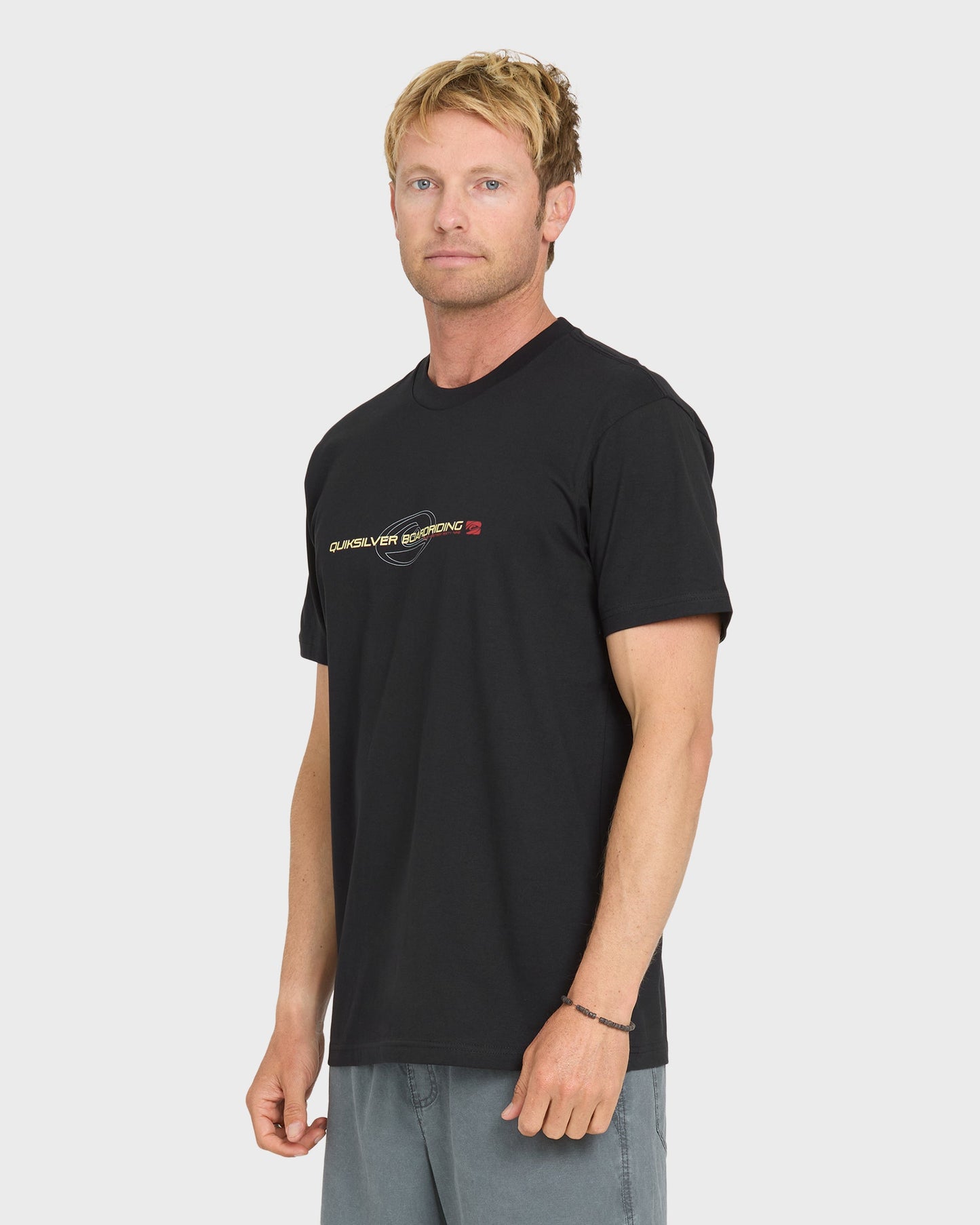 Thick To Thin Short Sleeve Knit T-Shirt - Black