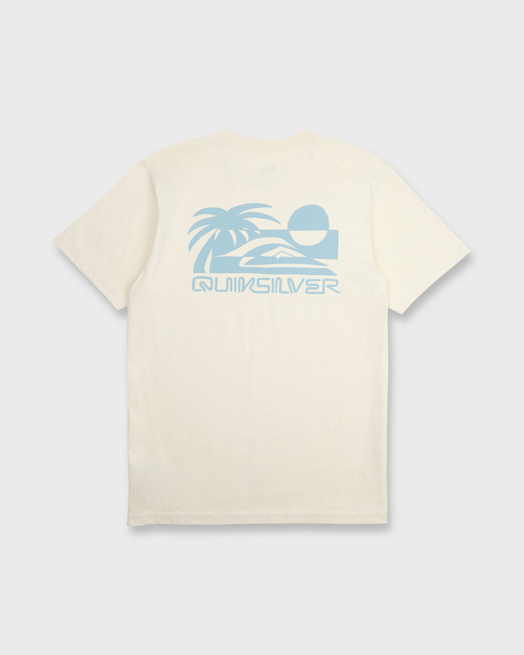 Reverse Cut Classic Short Sleeve Cotton T-Shirt - Bone White
