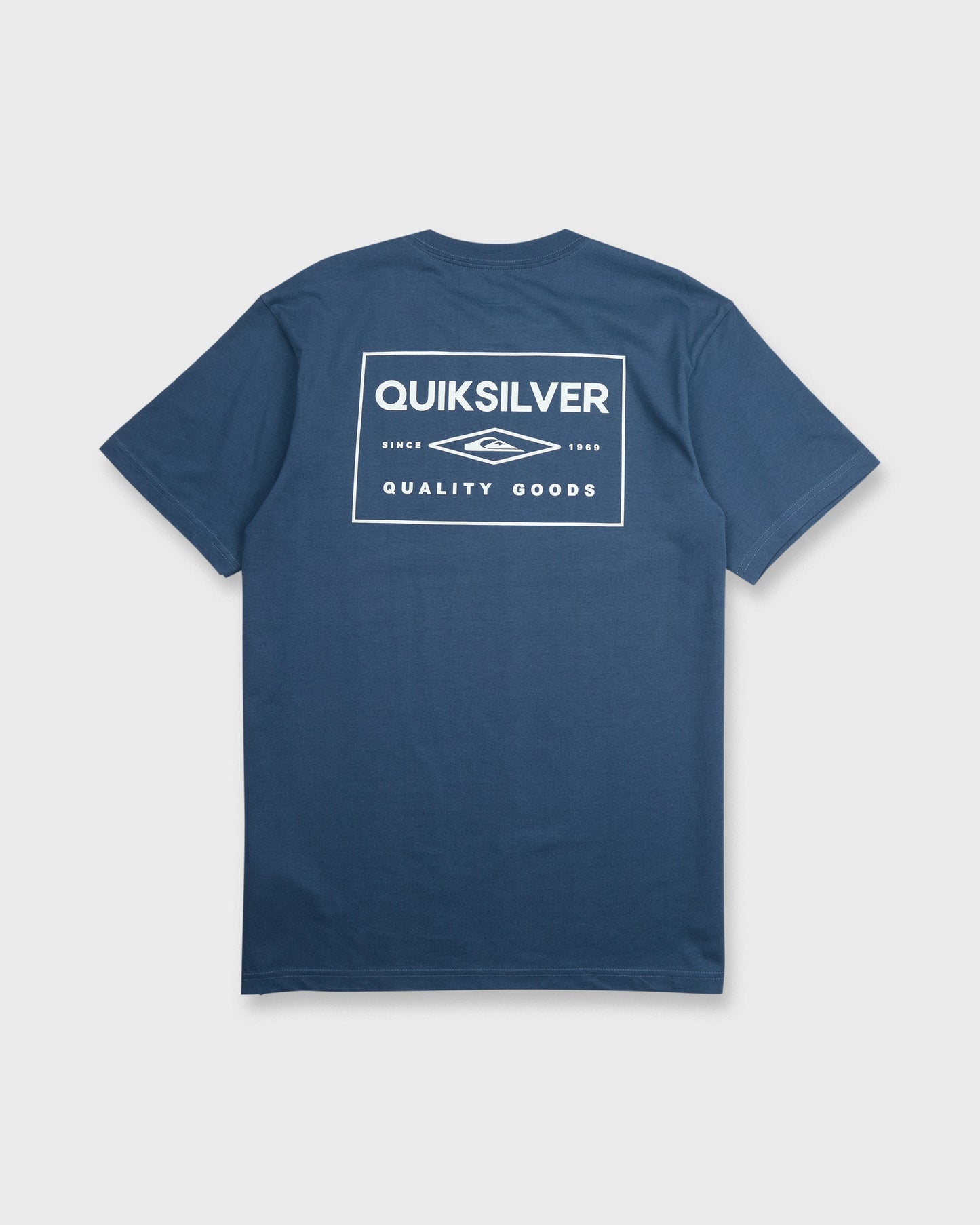 Stamped Short Sleeve Knit T-Shirt - Dark Denim