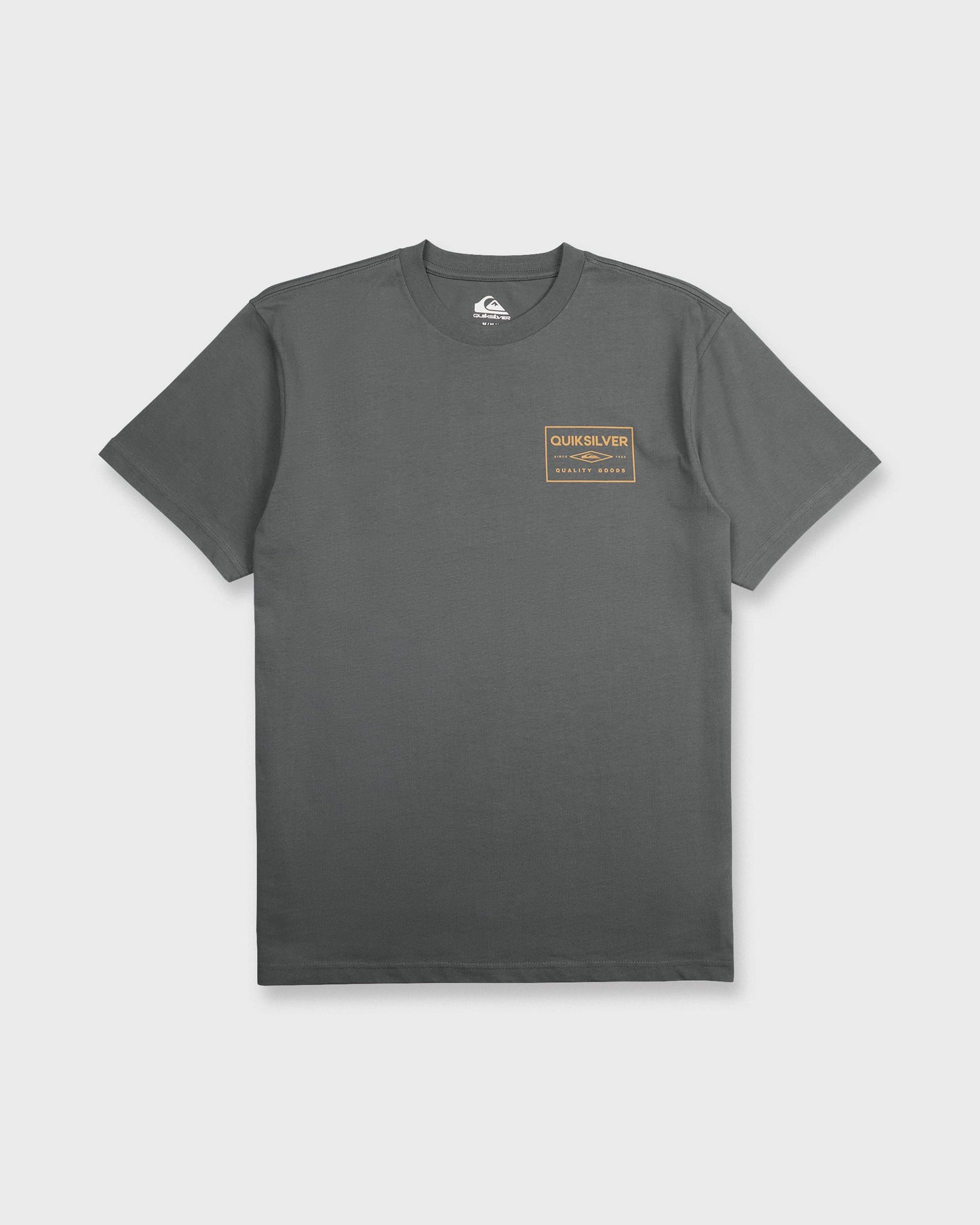 Stamped Short Sleeve Knit T-Shirt - Iron Gate