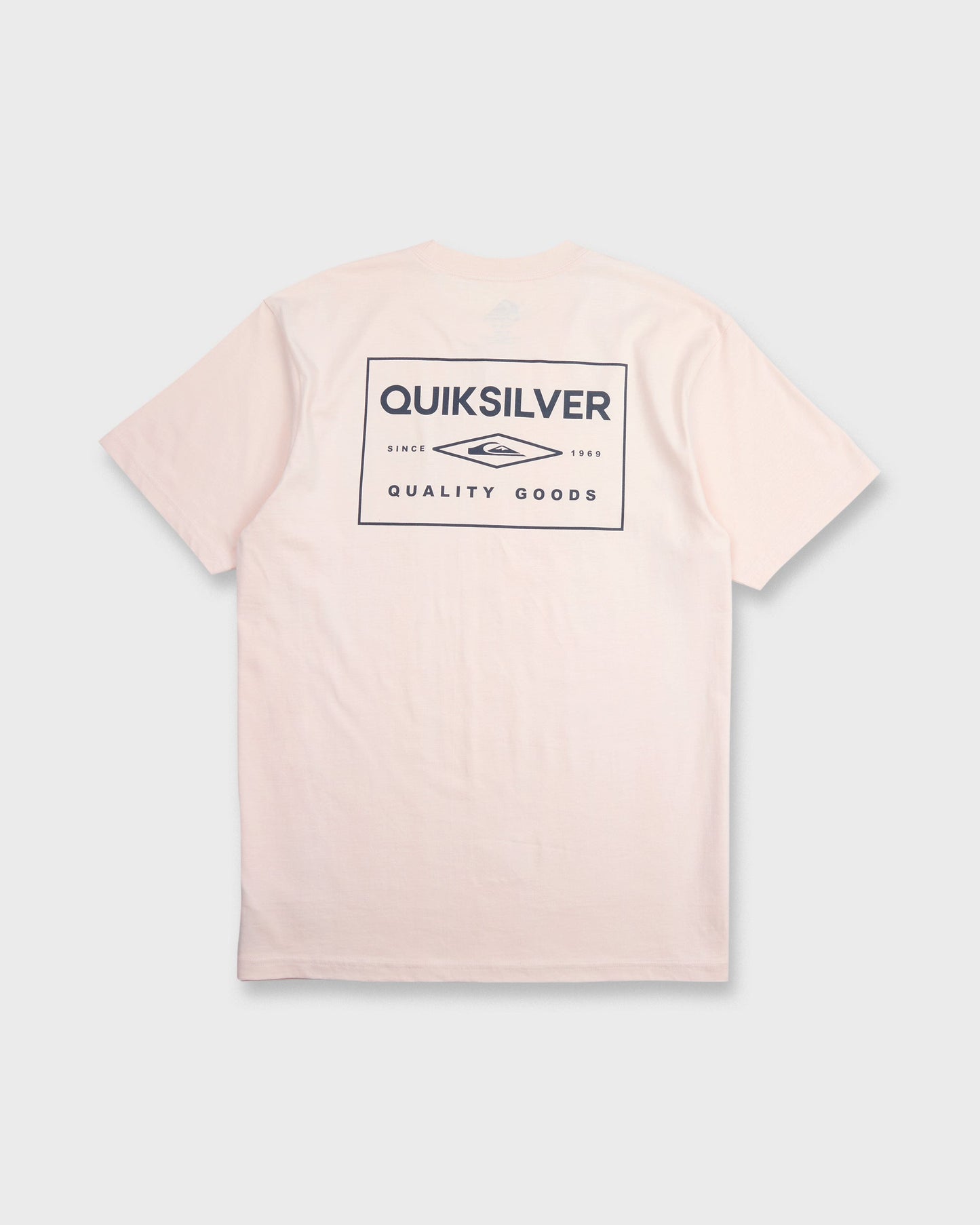 Stamped Short Sleeve Knit T-Shirt - Rosewater