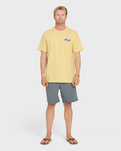 Original Yin Yang Classic Short Sleeve Cotton T-Shirt - Dusky Citron