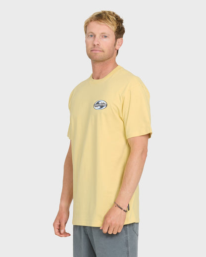 Original Yin Yang Classic Short Sleeve Cotton T-Shirt - Dusky Citron