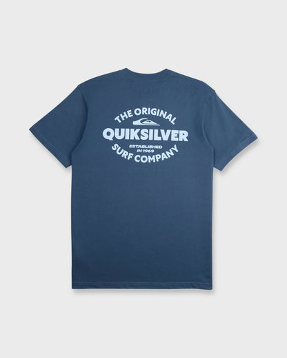 The Shed Short Sleeve Cotton T-Shirt - Dark Denim