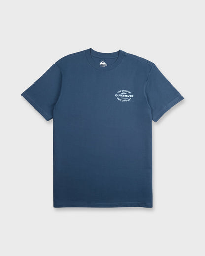The Shed Short Sleeve Cotton T-Shirt - Dark Denim