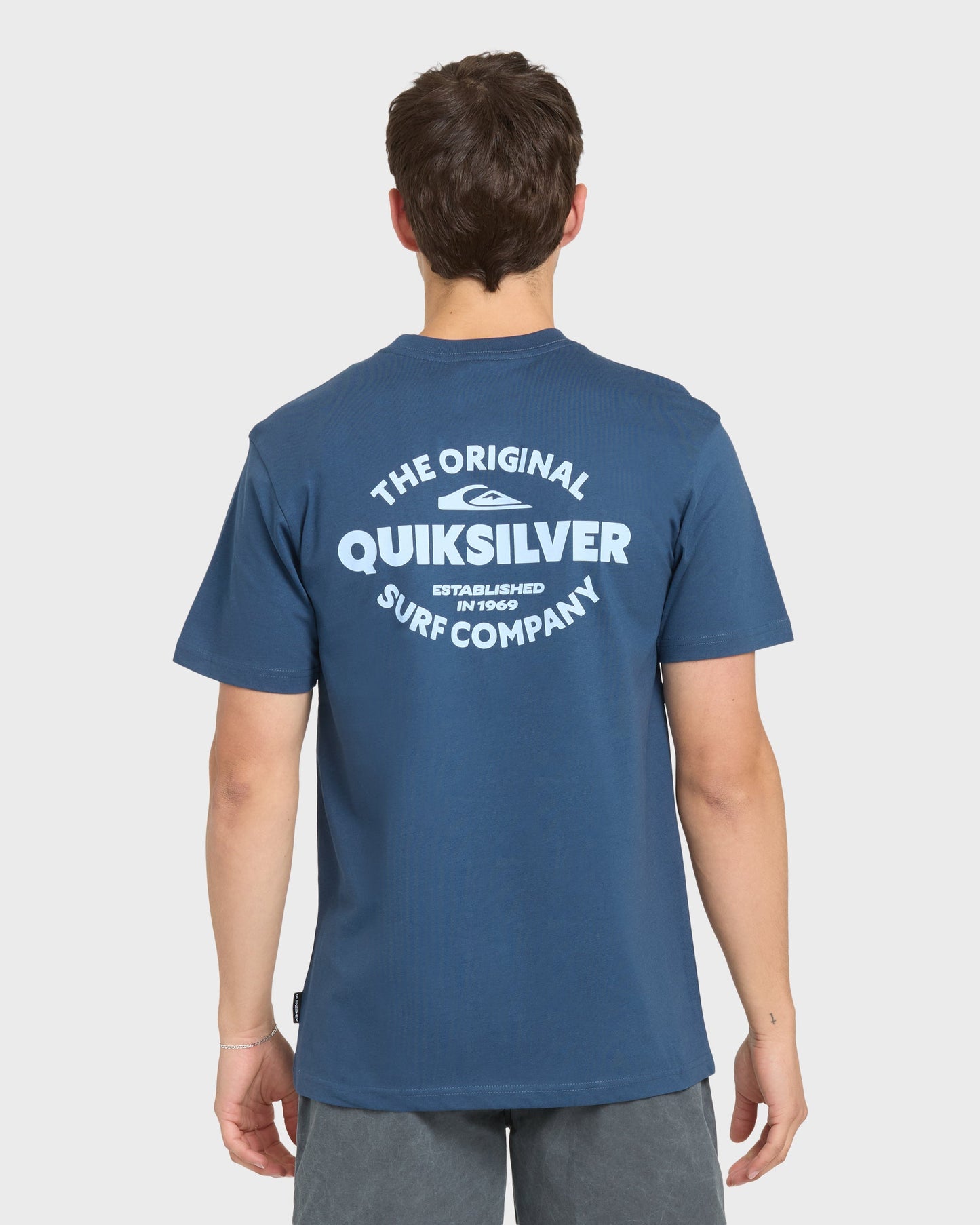 The Shed Short Sleeve Cotton T-Shirt - Dark Denim