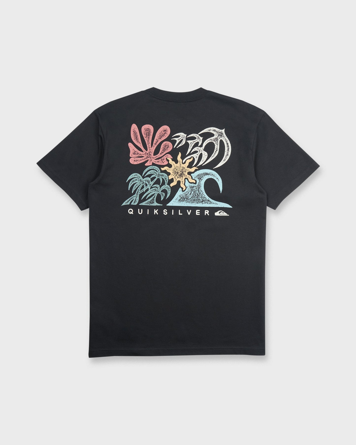 Collage Classic Short Sleeve Knit T-Shirt - Black