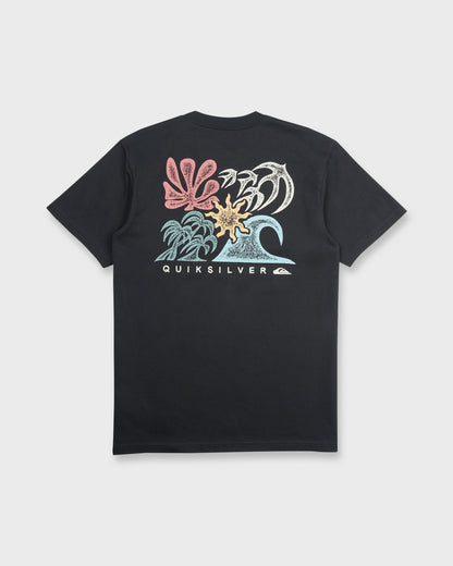 Collage Classic Short Sleeve Knit T-Shirt - Black