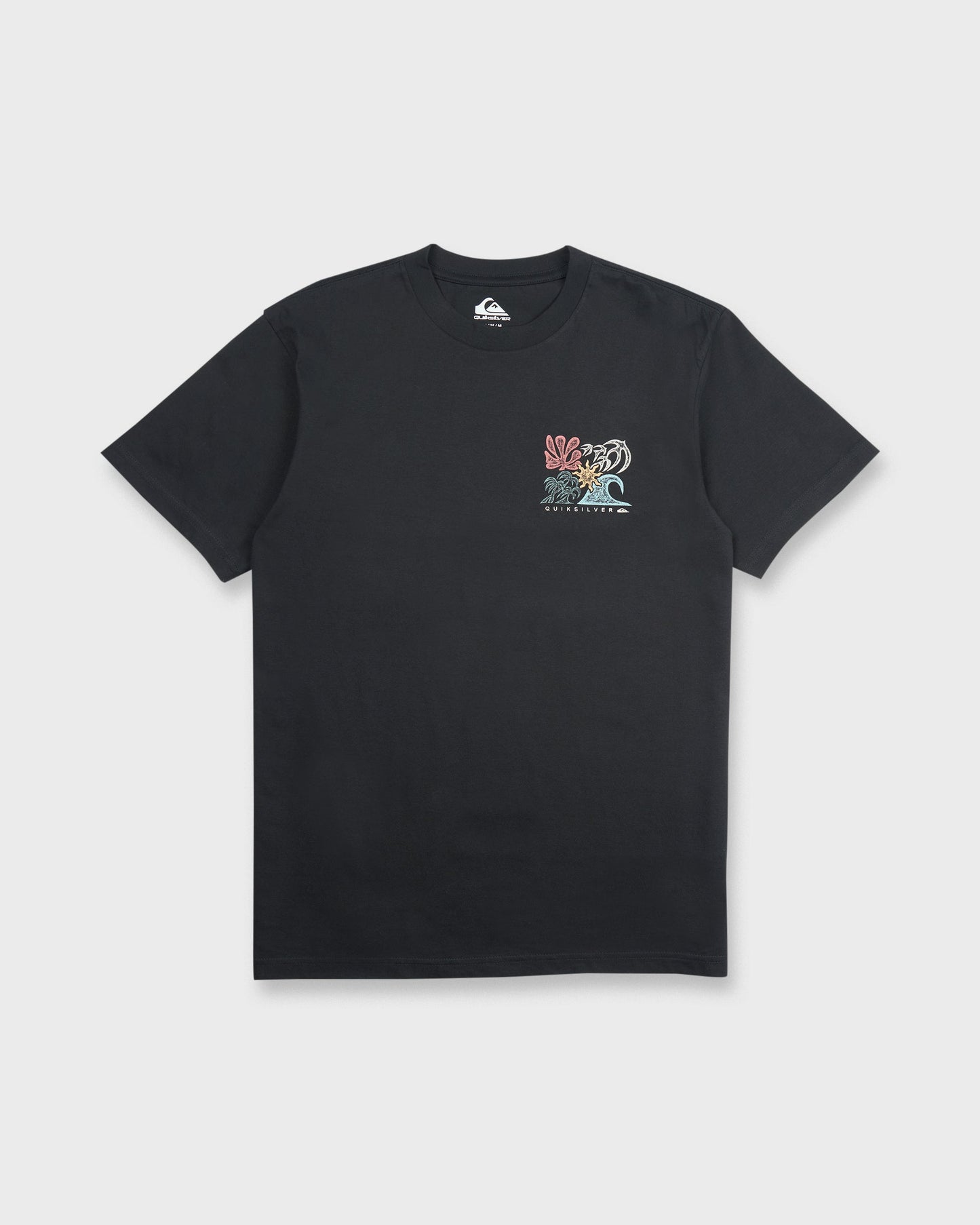 Collage Classic Short Sleeve Knit T-Shirt - Black