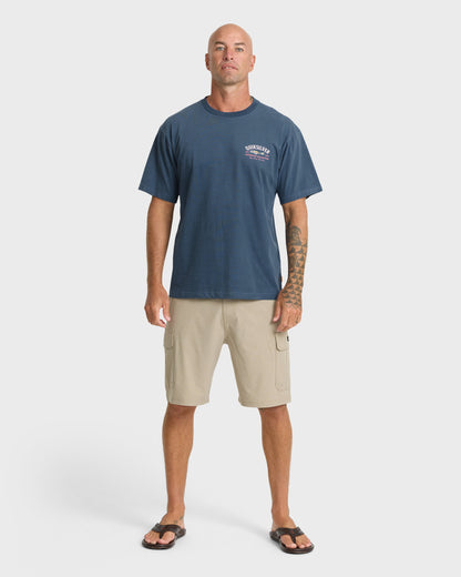 Waterman Lure Shop Classic Short Sleeve Knit T-Shirt - Dark Denim