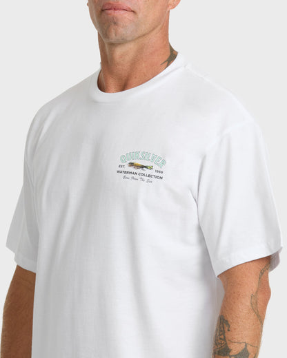Waterman Lure Shop Classic Short Sleeve Knit T-Shirt - White