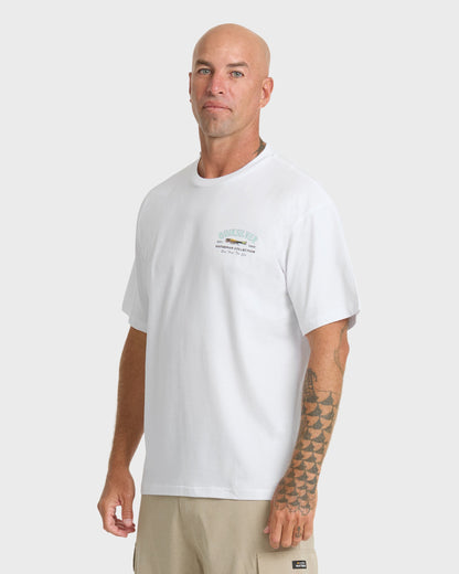 Waterman Lure Shop Classic Short Sleeve Knit T-Shirt - White