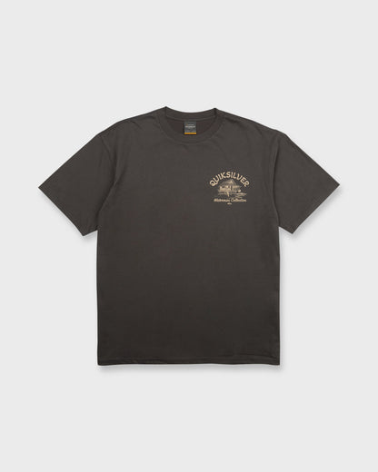 Waterman Tiki Hut Short Sleeve Cotton T-Shirt - Phantom