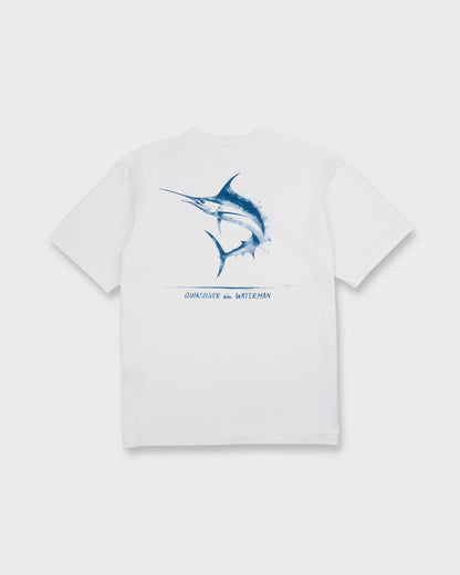 Waterman Angler Classic Short Sleeve Cotton T-Shirt - White