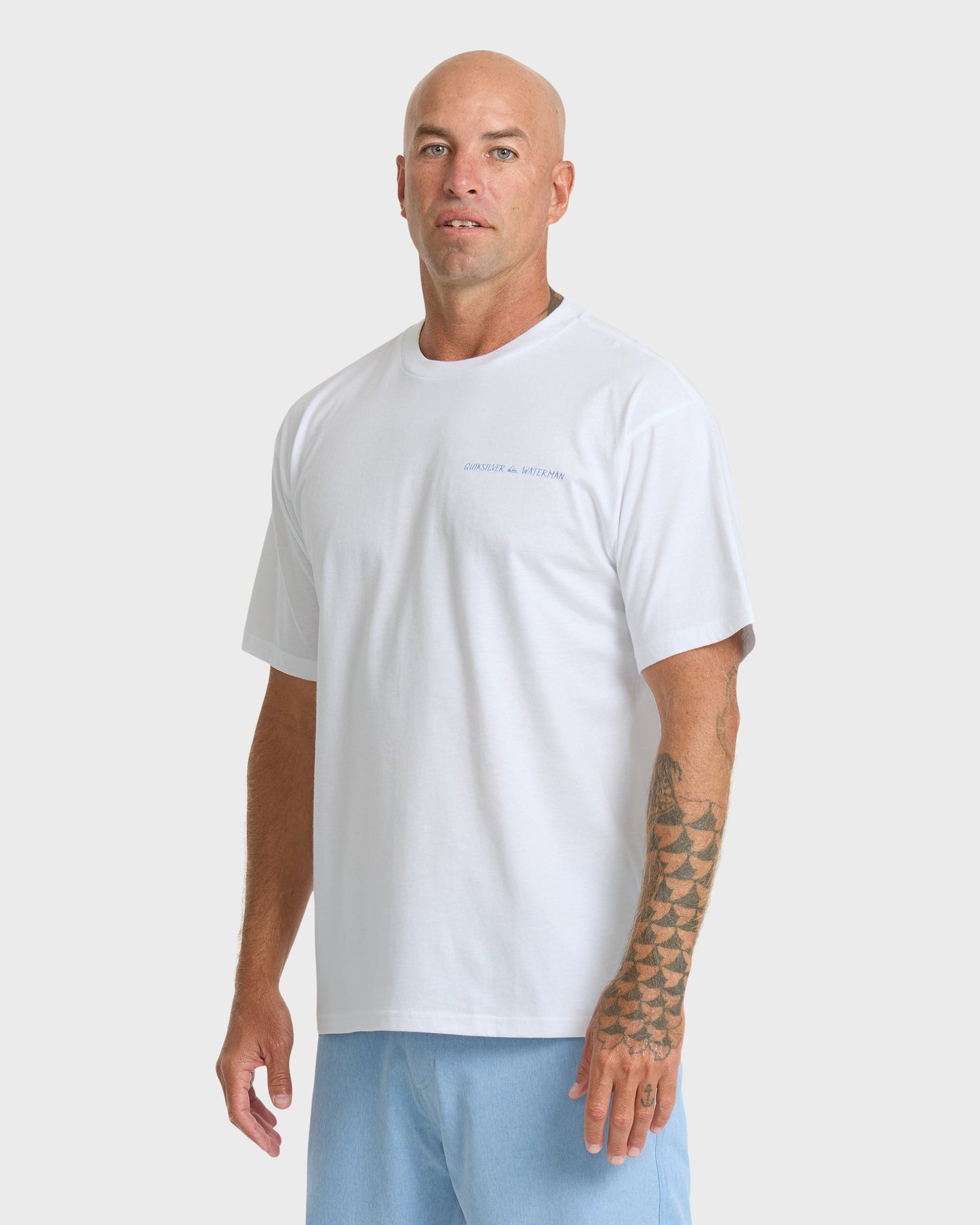 Waterman Angler Classic Short Sleeve Cotton T-Shirt - White