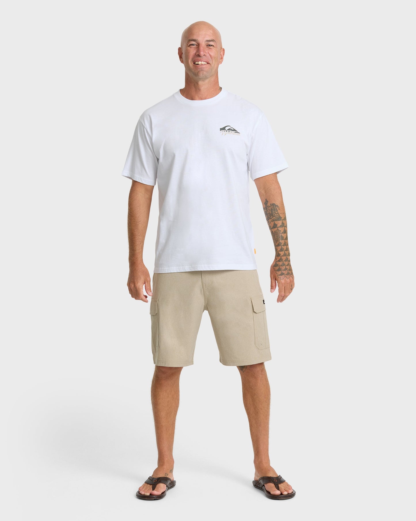 Waterman Bottle Life Classic Short Sleeve Cotton T-Shirt - White