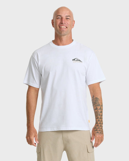 Waterman Bottle Life Classic Short Sleeve Cotton T-Shirt - White