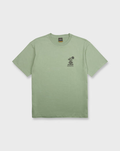Waterman Lei'd Back Short Sleeve Cotton T-Shirt - Lily Pad