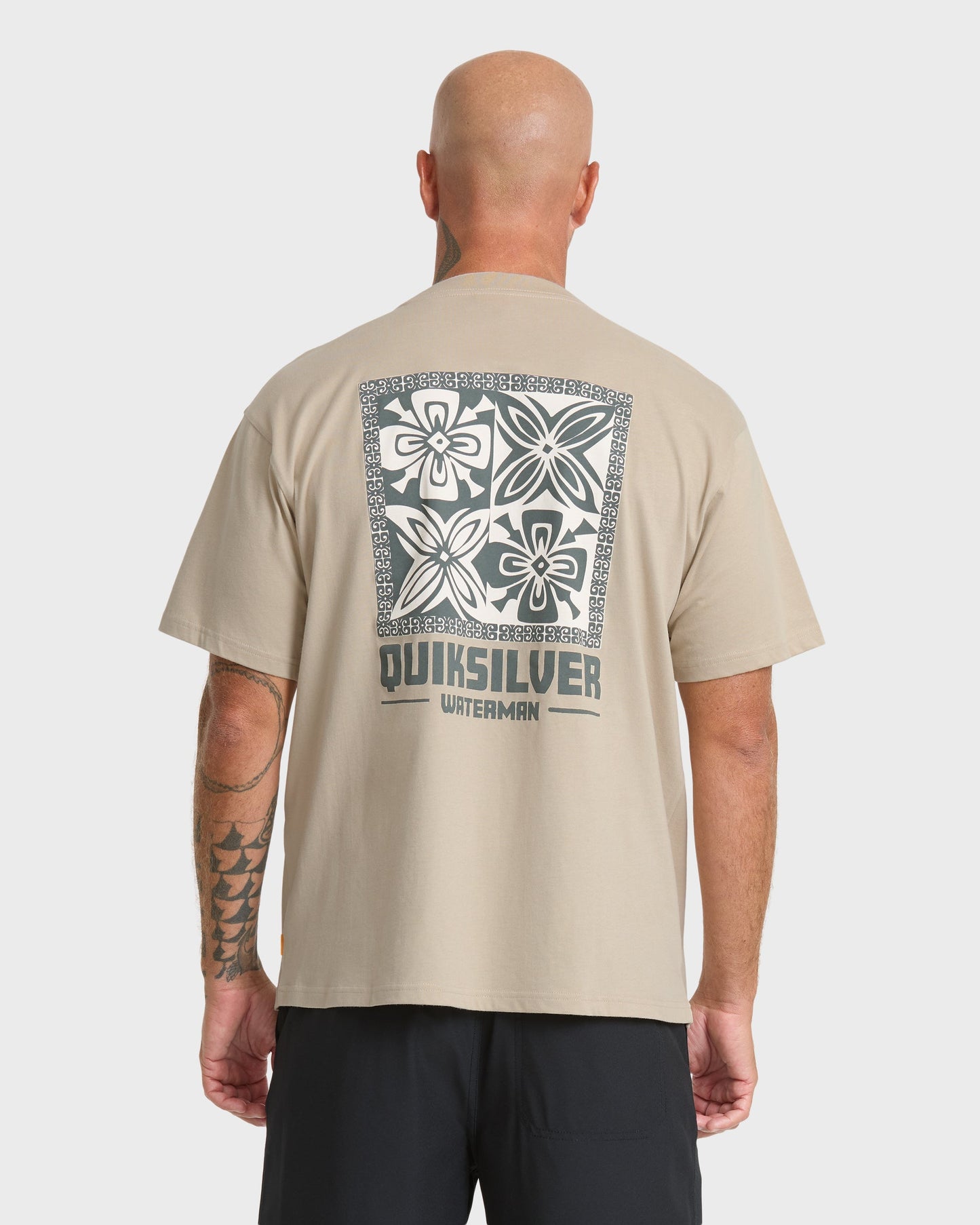 Waterman In The Elements Classic Short Sleeve Cotton T-Shirt - Plaza Taupe