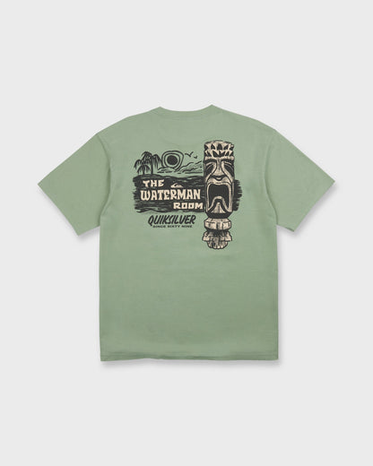 Waterman Room Classic Short Sleeve Cotton T-Shirt - Lily Pad