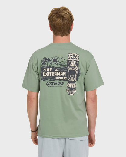 Waterman Room Classic Short Sleeve Cotton T-Shirt - Lily Pad