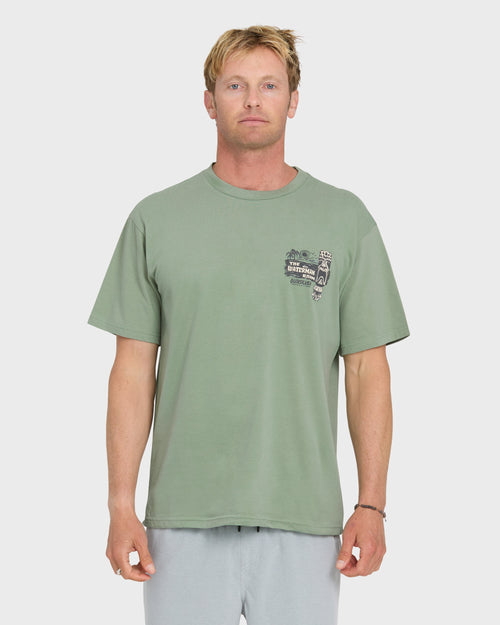 Waterman Room Classic Short Sleeve Cotton T-Shirt - Lily Pad