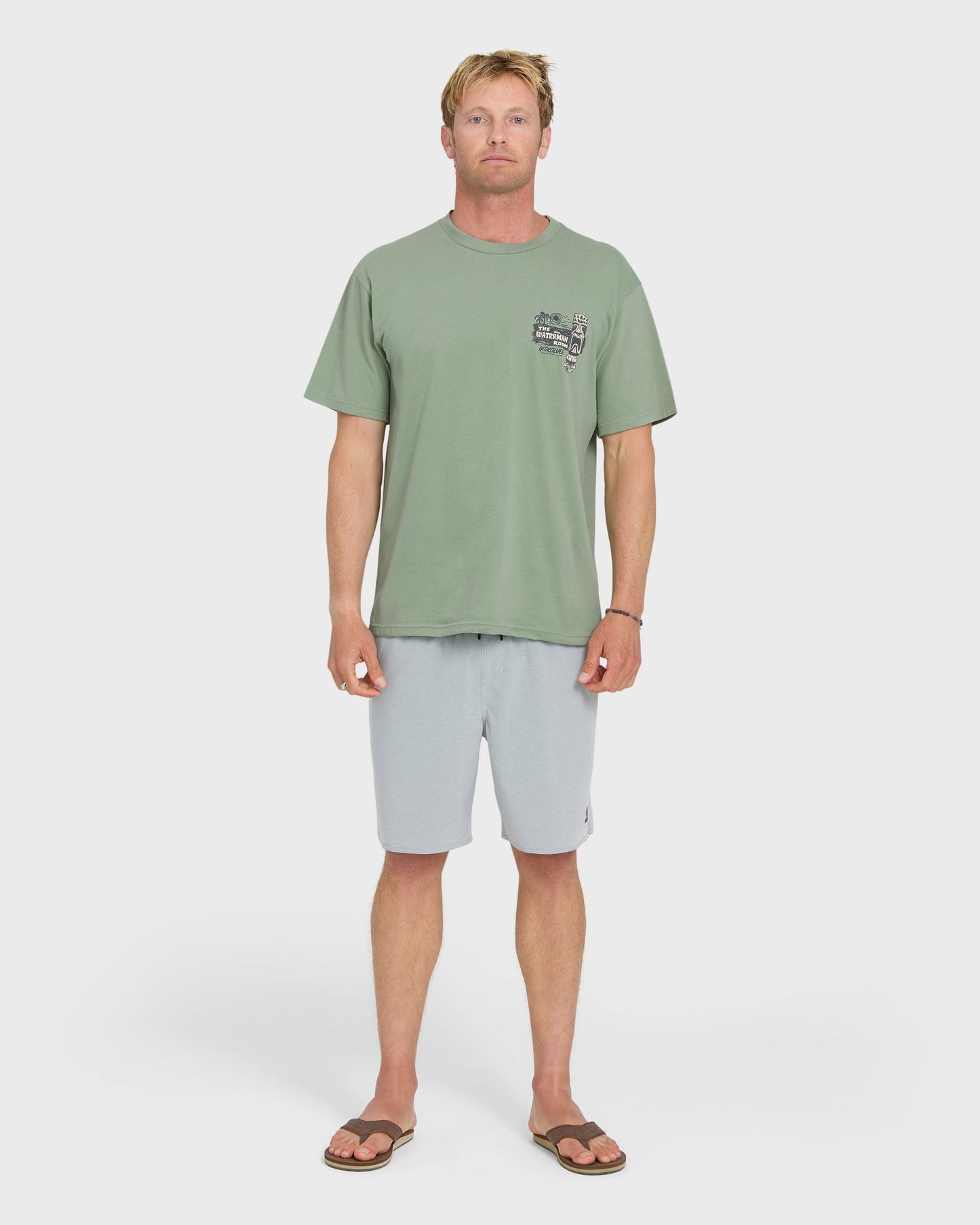 Waterman Room Classic Short Sleeve Cotton T-Shirt - Lily Pad