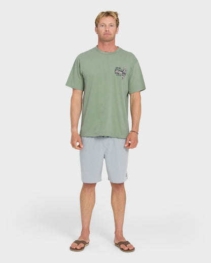 Waterman Room Classic Short Sleeve Cotton T-Shirt - Lily Pad