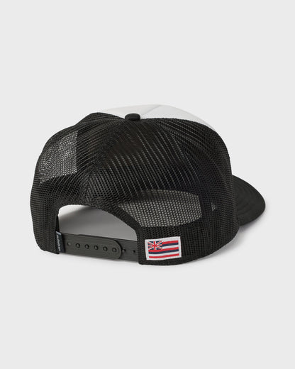 Hawaii Carnage 5-Panel Trucker Hat - White